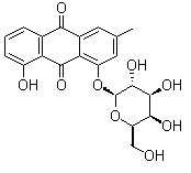 Chrysophanol 1-O-glucoside molecular structure (CAS 4839-60-5)