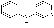 Harmane molecular structure (CAS 486-84-0)