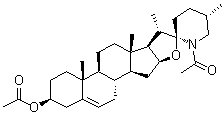 O,N-二乙酰基茄解定分子结构 (CAS 4860-15-5)