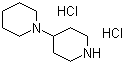 structure of CAS# 4876-60-2, 1,4'-Bipiperidine dihydrochloride;4-(1-Piperidinyl)piperidine dihydrochloride