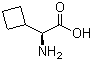 结构式 CAS# 49607-08-1, L-环丁基甘氨酸