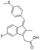 舒林酸硫化物分子结构 (CAS 49627-27-2)