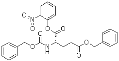 N-[(Phenylmethoxy)carbonyl]-L-glutamic acid 1-(2-nitrophenyl) 5-(phenylmethyl) ester molecular structure (CAS 49689-66-9)