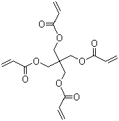 structure of CAS# 4986-89-4, Pentaerythritol tetraacrylate;2,2-Bis[[(1-oxoallyl)oxy]methyl]-1,3-propanediyl diacrylate