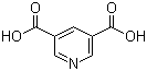 3,5-Pyridinedicarboxylic acid molecular structure (CAS 499-81-0)