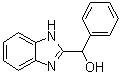 2-(Hydroxyphenylmethyl)benzimidazole molecular structure (CAS 50-97-5)