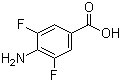 structure of CAS# 500577-99-1, 4-Amino-3,5-difluorobenzoic acid;NSC 135302