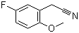5-Fluoro-2-methoxybenzeneacetonitrile molecular structure (CAS 501008-41-9)