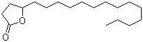 5-Tetradecyldihydro-2(3H)-furanone molecular structure (CAS 502-26-1)