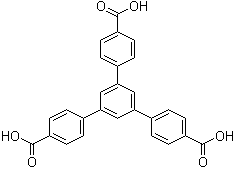 结构式 CAS# 50446-44-1, 1,3,5-三(4-羧基苯基)苯