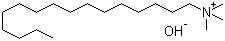 structure of CAS# 505-86-2, Hexadecyltrimethylammonium hydroxide