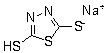 2,5-Dimercapto-1,3,4-thiadiazole monosodium salt molecular structure (CAS 50530-45-5)