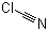 Cyanogen chloride  molecular structure (CAS 506-77-4)