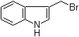 结构式 CAS# 50624-64-1, 3-(溴甲基)-1H-吲哚
