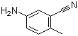 structure of CAS# 50670-64-9, 5-Amino-2-methylbenzonitrile;5-Amino-2-methylbenzenecarbonitrile
