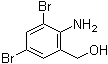 2-Amino-3,5-dibromobenzyl alcohol molecular structure (CAS 50739-76-9)