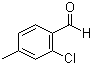 structure of CAS# 50817-80-6, 2-Chloro-4-methylbenzaldehyde