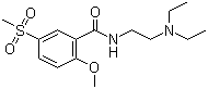 Tiapride molecular structure (CAS 51012-32-9)