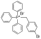 structure of CAS# 51044-13-4, (4-Bromobenzyl)triphenylphosphonium bromide;(p-Bromobenzyl)triphenylphosphonium bromide