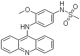 Amsacrine molecular structure (CAS 51264-14-3)