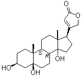 Periplogenin molecular structure (CAS 514-39-6)