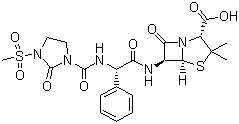 Mezlocillin molecular structure (CAS 51481-65-3)