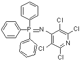 2,3,5,6-四氯-N-(三苯基膦亚基)-4-吡啶胺分子结构 (CAS 51527-58-3)