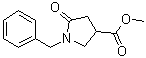 1-Benzyl-5-oxopyrrolidine-3-carboxylic acid methyl ester molecular structure (CAS 51535-00-3)