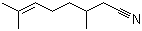 Citronellyl nitrile molecular structure (CAS 51566-62-2)