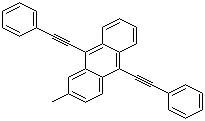 9,10-Bis(phenylethynyl)-2-methylanthracene molecular structure (CAS 51580-23-5)