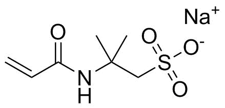 2-Acrylamido-2-methyl-1-propanesulfonic acid sodium salt molecular structure (CAS 5165-97-9)