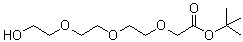 结构式 CAS# 518044-31-0, 2-(2-(2-(2-羟基乙氧基)乙氧基)乙氧基)乙酸叔丁酯