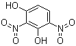 2,4-二硝基-1,3-苯二酚分子结构 (CAS 519-44-8)