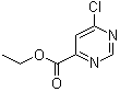 Ethyl 6-chloropyrimidine-4-carboxylate molecular structure (CAS 51940-63-7)
