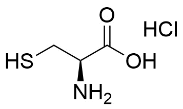L-Cysteine hydrochloride anhydrous molecular structure (CAS 52-89-1)