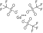 Gadolinium(III) trifluoromethanesulfonate molecular structure (CAS 52093-29-5)