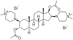 哌库溴铵分子结构 (CAS 52212-02-9)