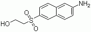 6-Hydroxyethylsulfonyl-2-naphthalamine molecular structure (CAS 52218-35-6)