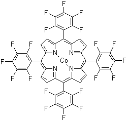 四(五氟苯基)卟啉钴分子结构 (CAS 52242-06-5)