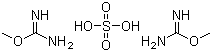 结构式 CAS# 52328-05-9, O-甲基异脲硫酸盐