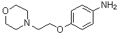 结构式 CAS# 52481-41-1, 4-[[2-(4-吗啉基)乙基]氧基]苯胺