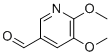 5,6-Dimethoxynicotinaldehyde molecular structure (CAS 52605-99-9)
