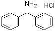 structure of CAS# 5267-34-5, Aminodiphenylmethane hydrochloride;Benzhydrylamine hydrochloride; Phenylbenzenemethanamine hydrochloride