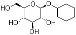 Cyclohexyl beta-D-glucopyranoside molecular structure (CAS 5284-99-1)