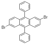 2,6-Dibromo-9,10-diphenylanthracene molecular structure (CAS 528609-98-5)