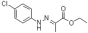 2-[(4-Chlorophenyl)hydrazono]propanoic acid ethyl ester molecular structure (CAS 5296-86-6)