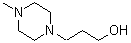 结构式 CAS# 5317-33-9, 1-(3-羟基丙基)-4-甲基哌嗪