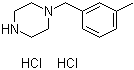 1-(m-Methylbenzyl)piperazine dihydrochloride molecular structure (CAS 5321-61-9)