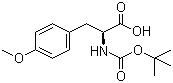 Boc-O-methyl-L-tyrosine molecular structure (CAS 53267-93-9)