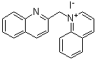 1-(2-Quinolinylmethyl)quinolinium iodide molecular structure (CAS 5330-74-5)